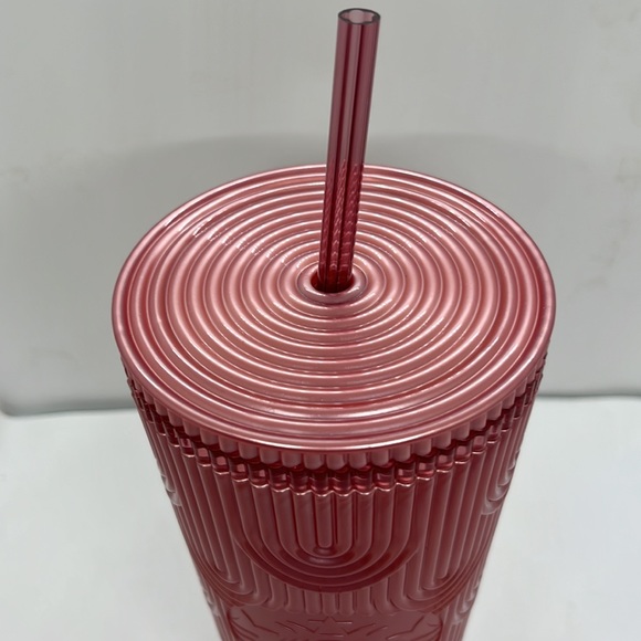 Starbucks 24oz Art Deco Design Tumbler, Lid with Straw - Picture 3 of 4